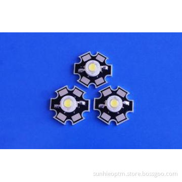3W 200LM High Power Led Epistar Chip With Star PCB